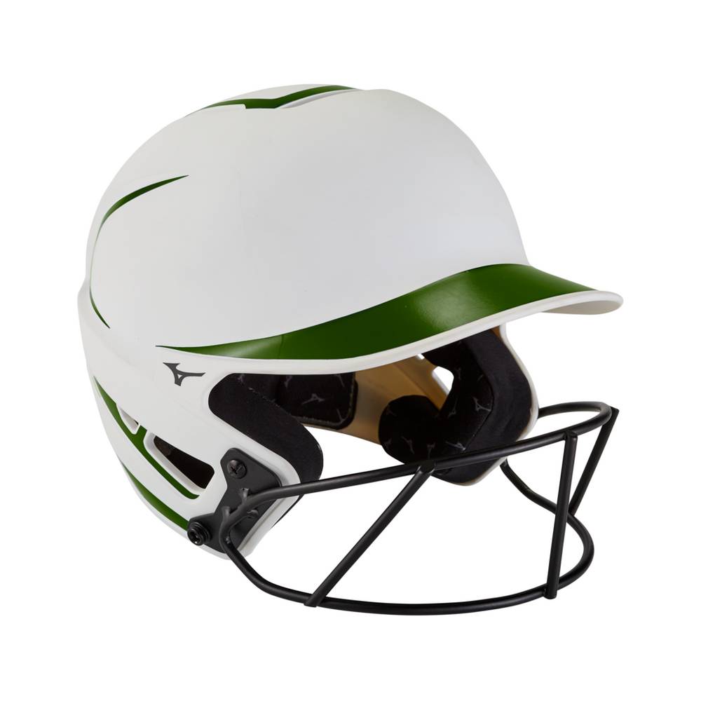 Womens Mizuno F6 Fastpitch Softball Batting Helmet White Philippines (HRMQOE413)